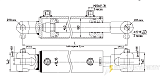 Гидроцилиндр МС80/40х200-3(4).44(515)